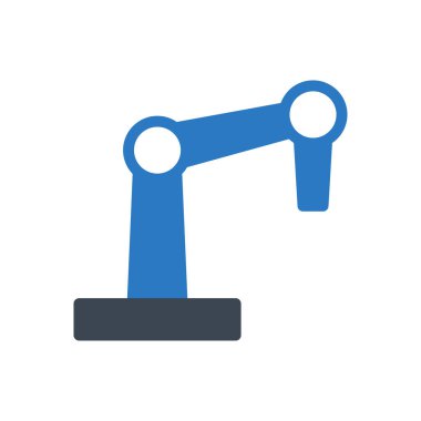 makine vektör renk simgesi