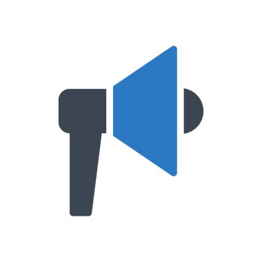 megafon vektör renk simgesi