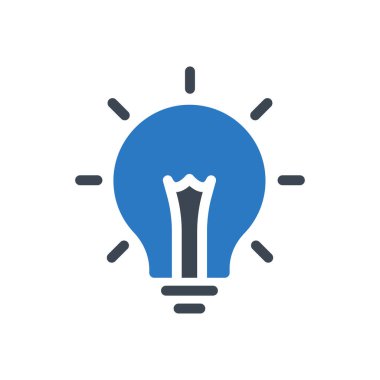 fikir vektörü renk simgesi