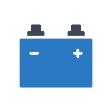 akümülatör vektör renk simgesi