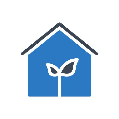 ev vektörü renk simgesi