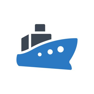 nakliye vektörü renk simgesi