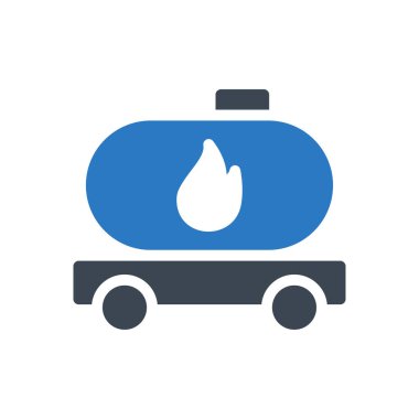 yakıt vektörü renk simgesi