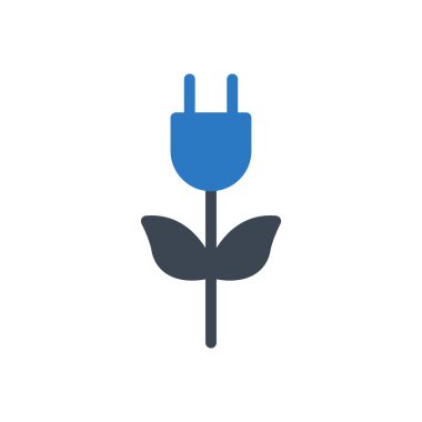 güç vektörü renk simgesi