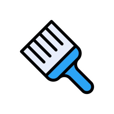 makine vektörü düz renk simgesi