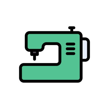 Vektör düz renk simgesi dikiliyor