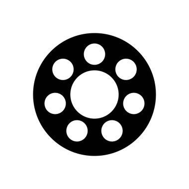 düğme vektör simgesi düz simge