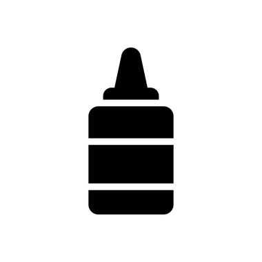 kayganlaştırıcı vektör düz simgesi