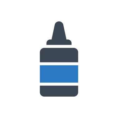 kayganlaştırıcı vektör renk simgesi