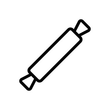 pin vektörü ince çizgi simgesi