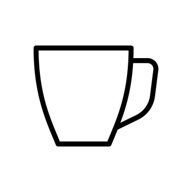 kap vektörü ince çizgi simgesi