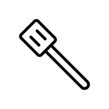 Mutfak vektörü ince çizgi simgesi