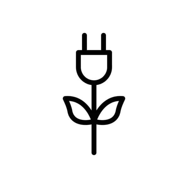 Значок Вектора Мощности Плоского Цвета — стоковый вектор