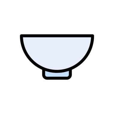 pirinç vektörü düz renk simgesi