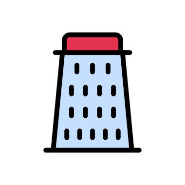 Peynir vektörü düz renk simgesi