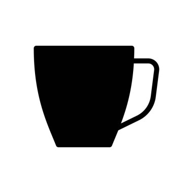 fincan vektör düz simge