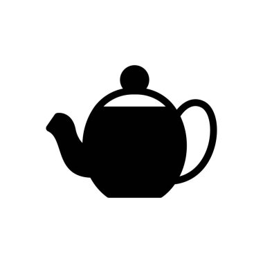 çay vektörü düz simge