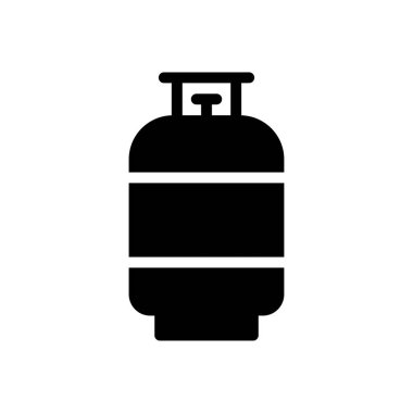 gaz vektör düz simgesi