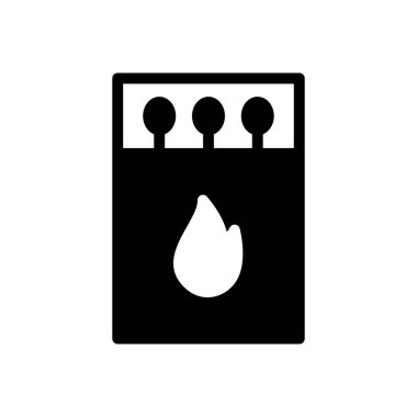 alev vektörü simgesi düz simge