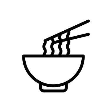 kase vektörü ince çizgi simgesi