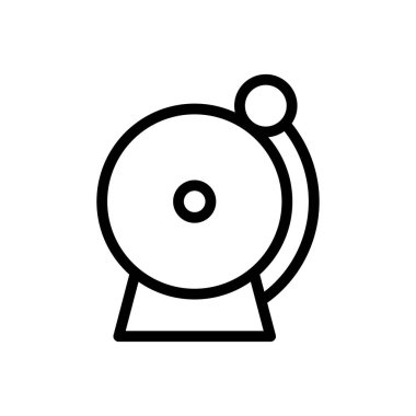 halka vektörü ince çizgi simgesi