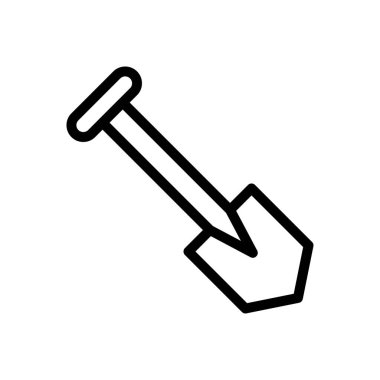 maça vektörü ince çizgi simgesi