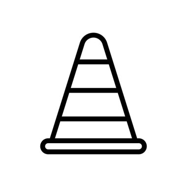 yol vektörü ince çizgi simgesi