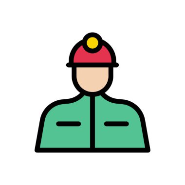 Güvenli vektör düz renk simgesi