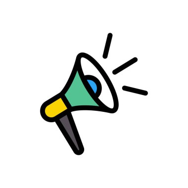 yüksek vektör düz renk simgesi