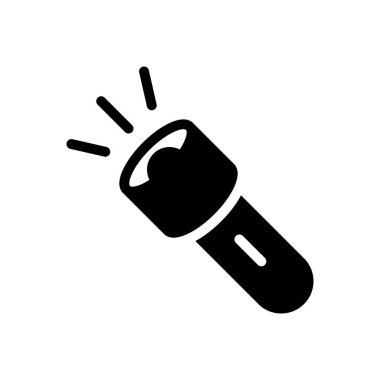 ışık vektör düz simgesi