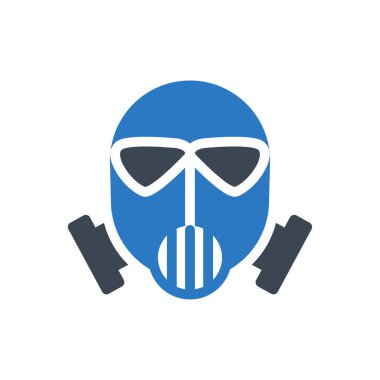 Oksijen vektörü renk simgesi