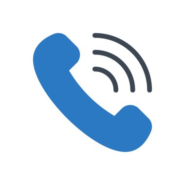 telefon vektörü renk simgesi