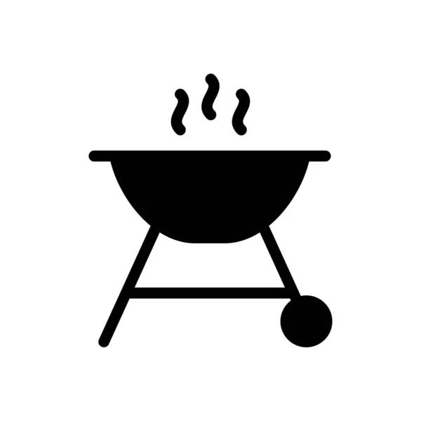 Cocina Vector Glifo Icono Plano — Vector de stock