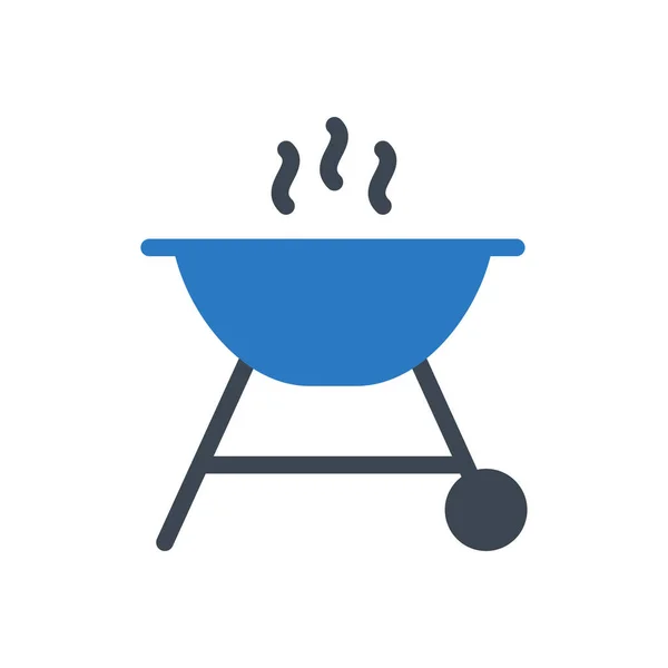 Koken Vector Glyph Kleur Pictogram — Stockvector