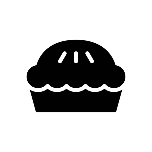 饼向量Glyph平面图标 — 图库矢量图片