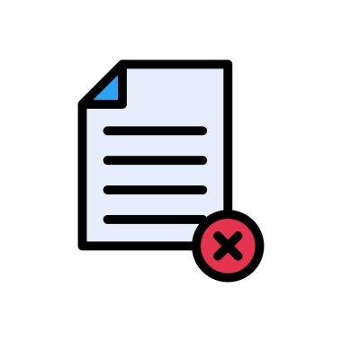 vektör düz renk simgesini sil