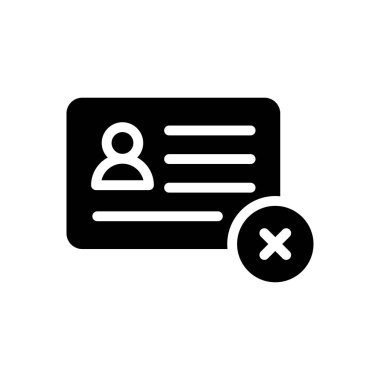 Kart vektör düz simgesi