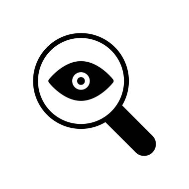 görünür vektör düz simgesi