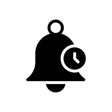 zaman vektör düz simgesi