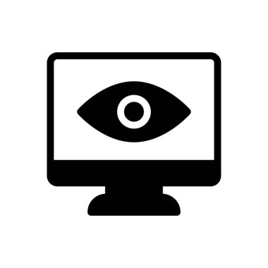 görünür vektör düz simgesi