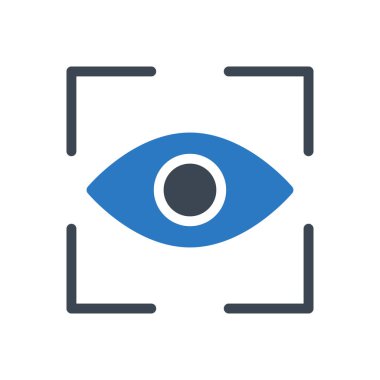 kamera vektörü renk simgesi