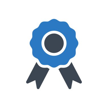 Rozet vektörü renk simgesi