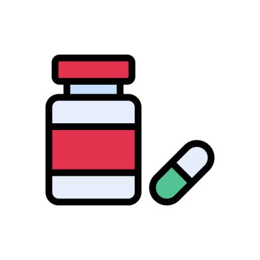 uyuşturucu vektörü düz renk simgesi