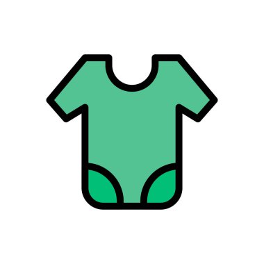 çocuk vektörü düz renk simgesi