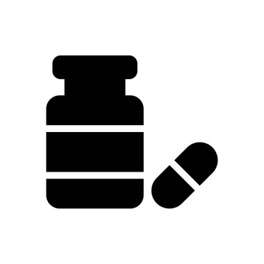 uyuşturucu vektör renk simgesi