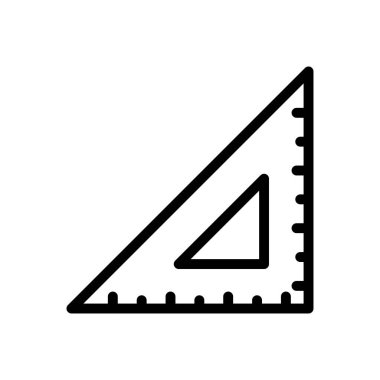 İletici vektör ince çizgi simgesi