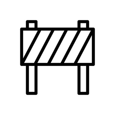 blok vektör ince çizgi simgesi