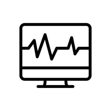 vektör ince çizgi simgesini yener