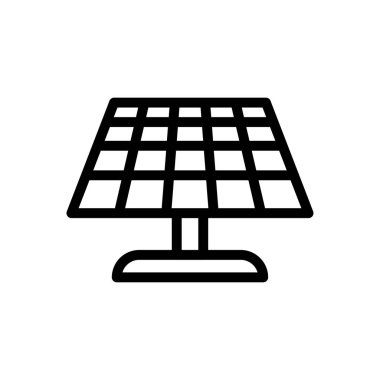 panel vektörü ince çizgi simgesi