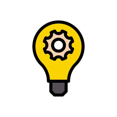 yaratıcı vektör düz renk simgesi